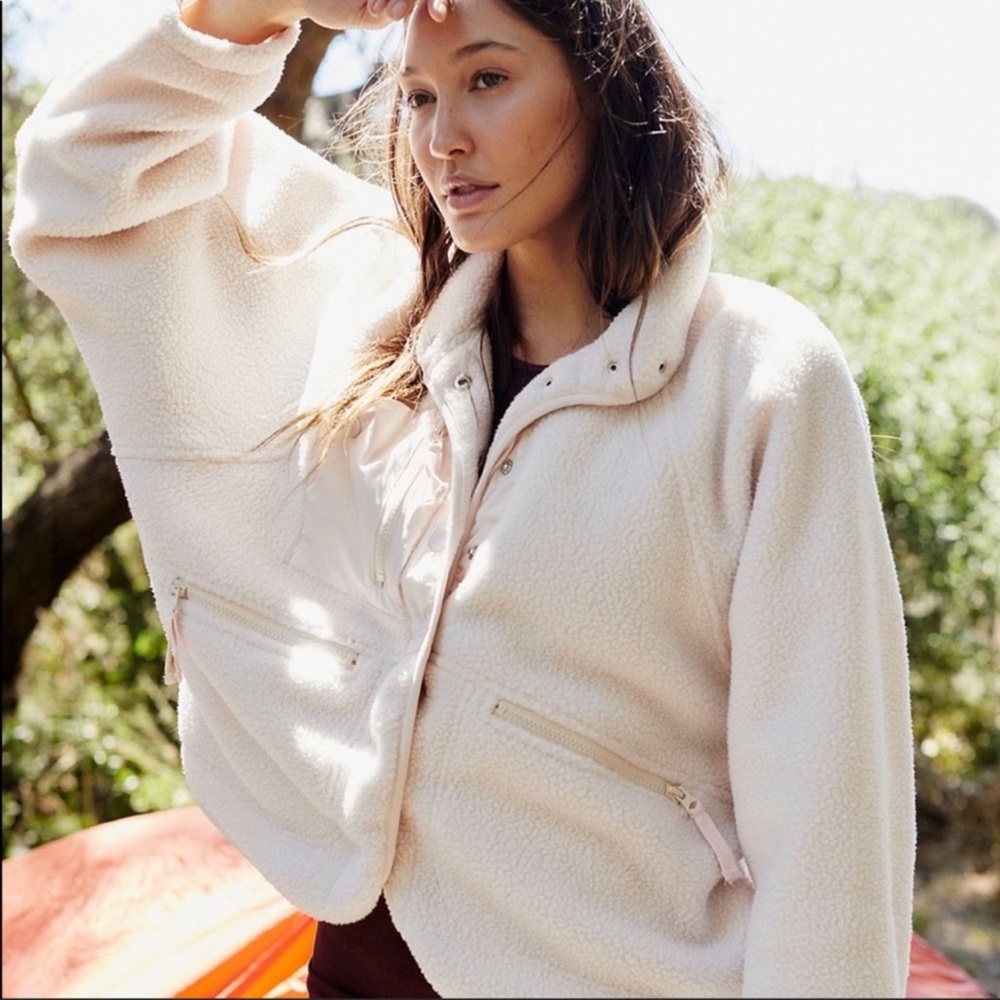 Free people movement hit the slopes fleece jacket